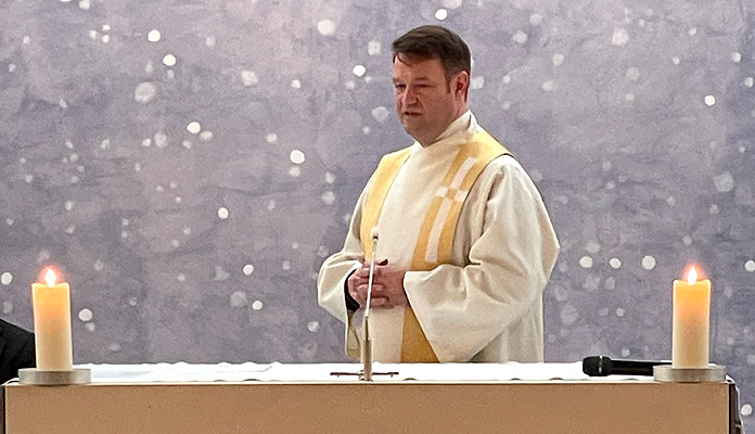 Die Kirchgemeinde begrüsst Franziskanerpater Pascal Marquard als katholischen Pfarrer. (Bild: zvg)
